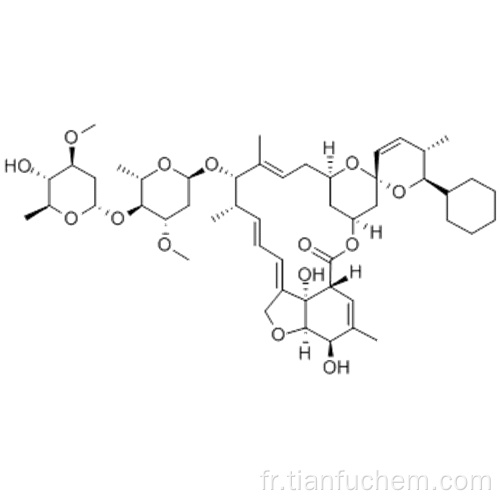 Avermectine Ala, 25-cyclohexyl-5-0-déméthyl-25-dés (1-méthylpropyl) - CAS 117704-25-3